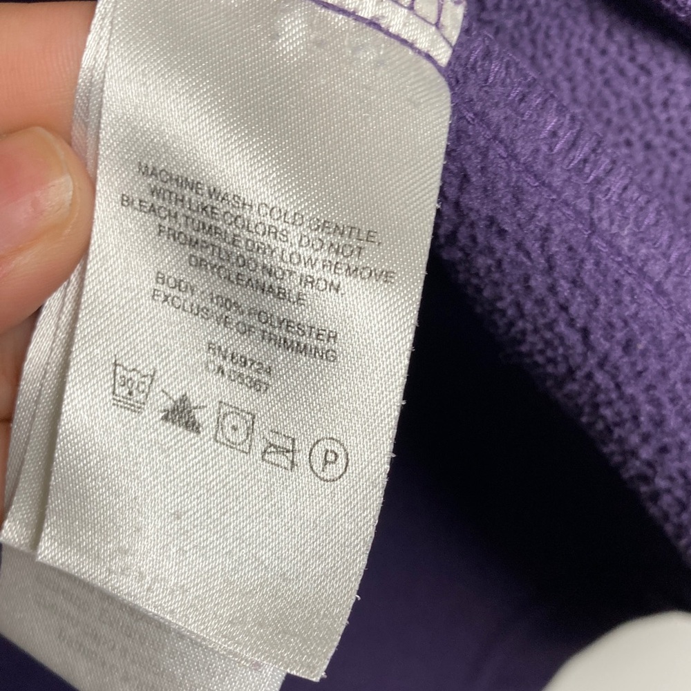 Columbia Women’s Purple Full-Zip Utility Fleece Jacket - Picture 4 of 4